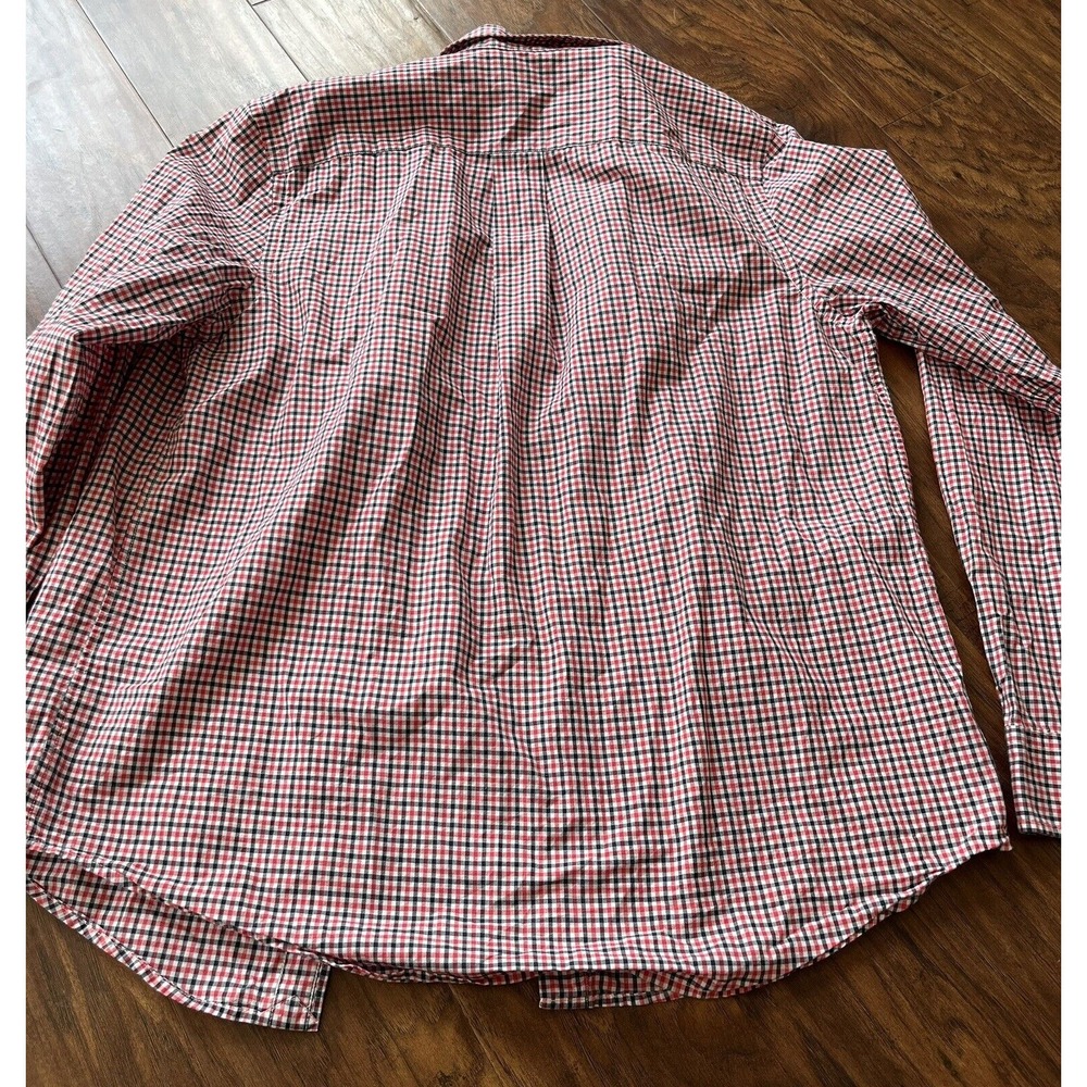 Polo Ralph Lauren Boys Button Up Dress Shirt Red Plaid Extra Large/XL (18-20) - Picture 3 of 5